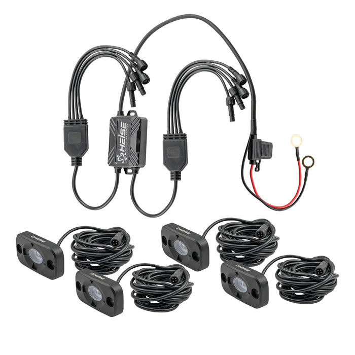 HEISE RGB Accent Lighting Kit  4 Pack HE4TLRGBK
