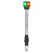 Attwood LightArmor BiColor Navigation Pole Light wTask Light  Straight  10 NV6LC2107