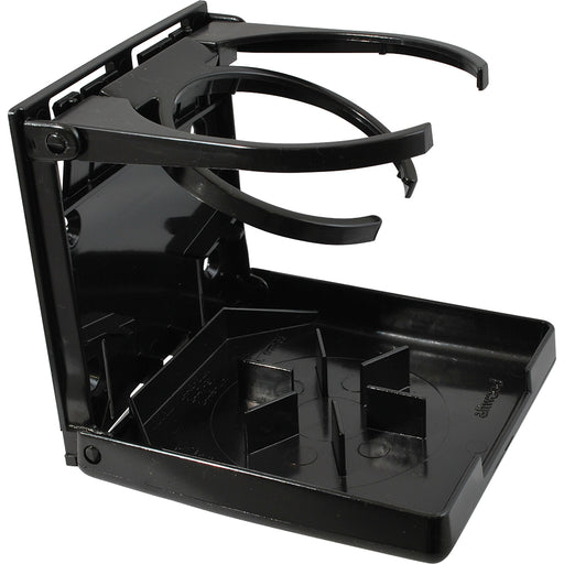 Attwood FoldUp Drink Holder  Dual Ring  Black 24457