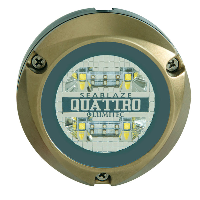Lumitec Zambezi Quattro Surface Mount Underwater Light  WhiteBlue 101459