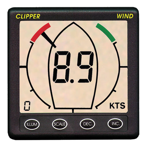 Clipper Tactical True Apparent Wind Display Repeater CLIPTWNDRP