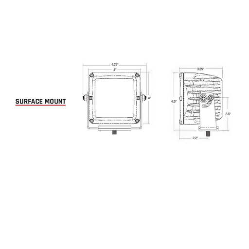 RIGID Industries DXL PRO Diffused  Pair  Black 322313