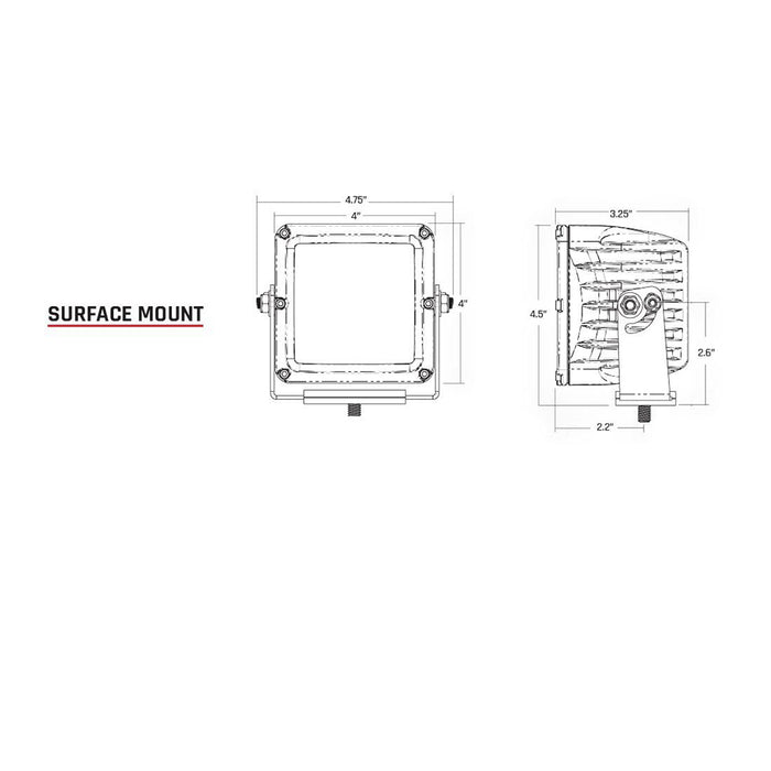 RIGID Industries DXL PRO Diffused  Pair  Black 322313