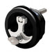 Whitecap Compression Handle CP ZamacBlack Nylon Locking Fresh Water Use Only S1415BC