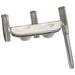 Tigress Offset Triple Rod Holder wCup Holders  Port Side  Polished Aluminum 88148