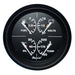 Faria Euro Black 4 Multifunction Gauge  VoltFuelOilWater Temperature 32851