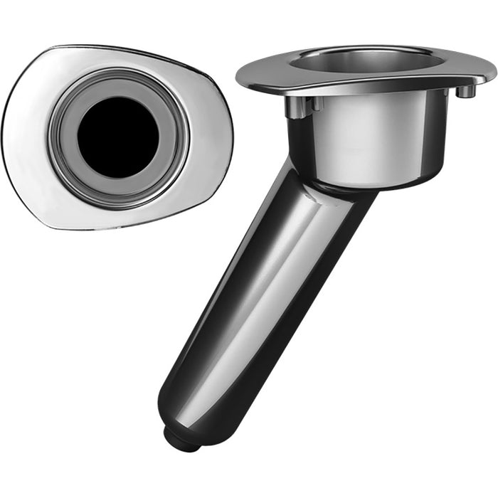 Mate Series Elite Screwless Stainless Steel 30 Rod  Cup Holder  Drain  Oval Top C2030DS