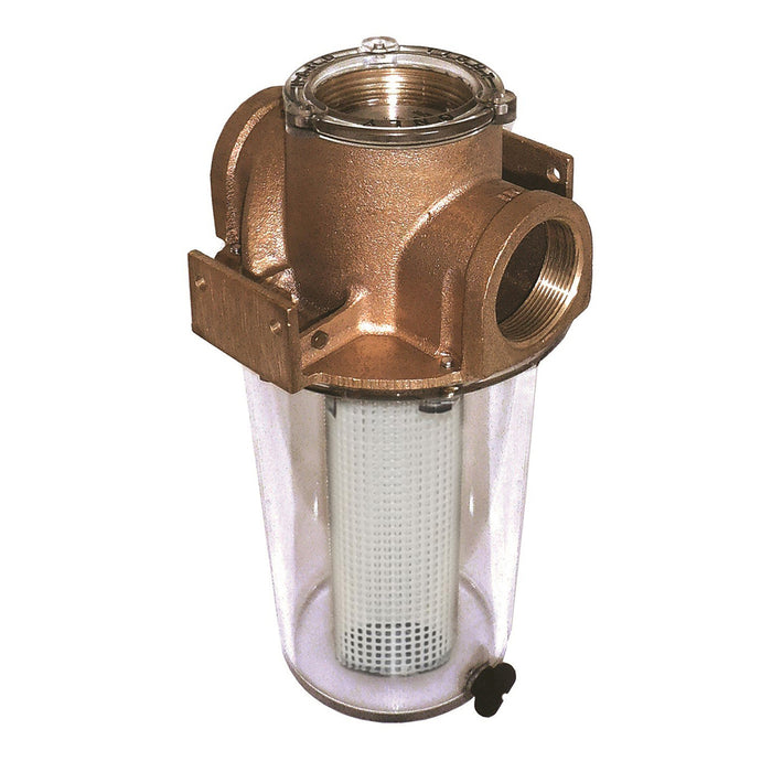 GROCO ARG500 Series 12 Raw Water Strainer wNonMetallic Plastic Basket ARG500P