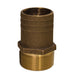 GROCO 114 NPT x 112 Bronze Full Flow Pipe to Hose Straight Fitting FF1250