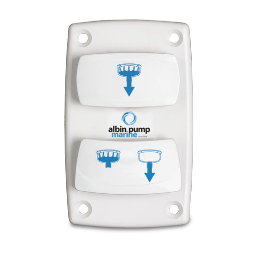 Albin Group Marine Control Silent Electric Toilet Rocker Switch 0766025