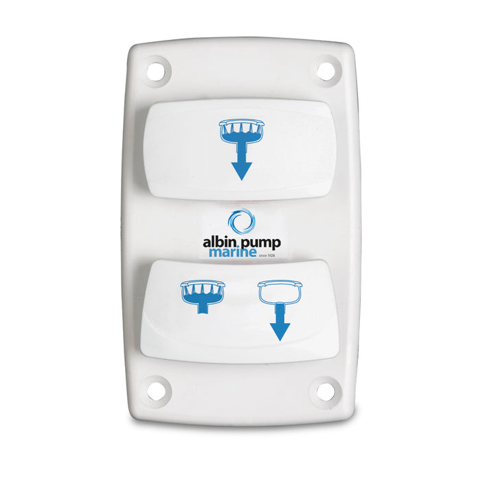 Albin Group Marine Control Silent Electric Toilet Rocker Switch 0766025