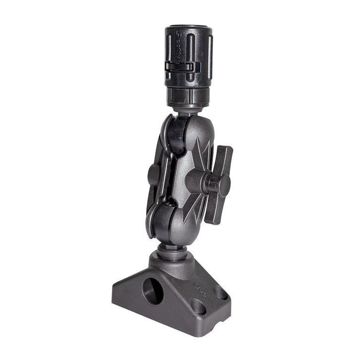 Scotty 162 15 Ball Mount wGear Head Post  241 Side Deck Mount 0162