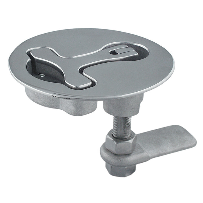 TACO Latchtite Lifting Handle  3 Round  Stainless Steel F163000