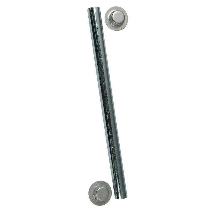 CE Smith Package Roller Shaft 12 x 514 wCap Nuts  Zinc 10700A