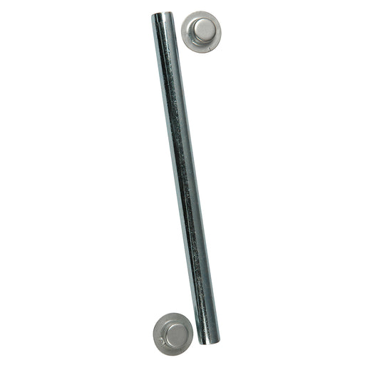 CE Smith Package Roller Shaft 12 x 1234 wCap Nuts  Zinc 10705A