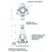 GROCO 1 Bronze TriFlanged Ball ValveSeacock FBV1000