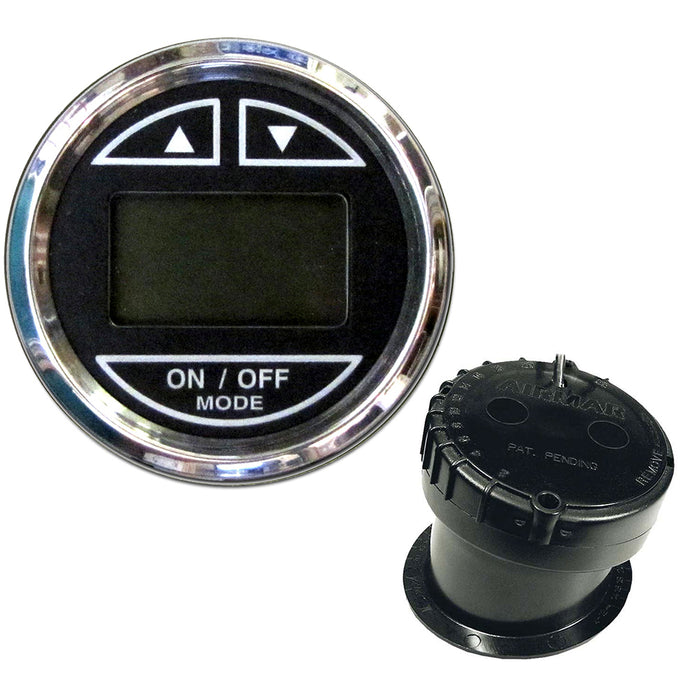 Faria Chesapeake Black 2 Depth Sounder wInHull Transducer 13751