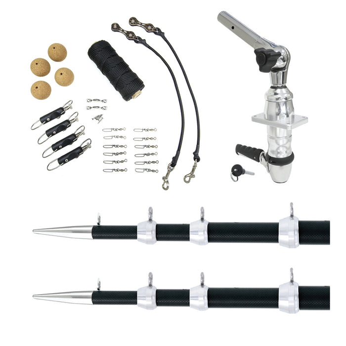Tigress XD Top Mount System  18 Carbon Fiber BlackSilver Ultimate Rigging Kit 8867901