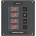 Blue Sea 4320 Circuit Breaker Switch Panel 4 Position  Gray 4320