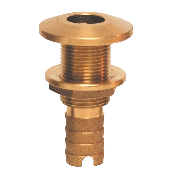 GROCO Bronze Hose Barb ThruHull Fitting  112 HTH1500