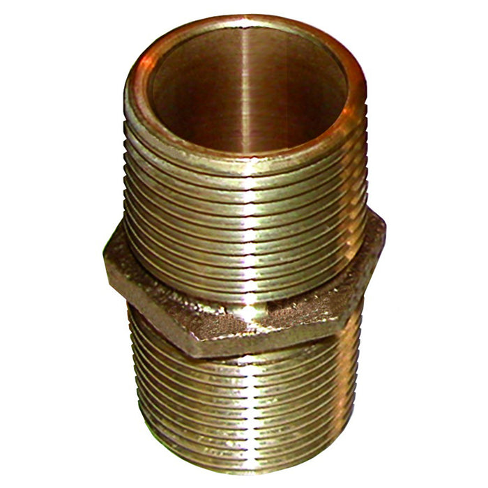 GROCO Bronze Pipe Nipple  2 NPT PN2000