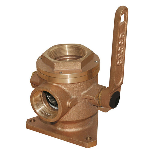 GROCO 212 Safety Seacock w2 Side Port  SBV2500P