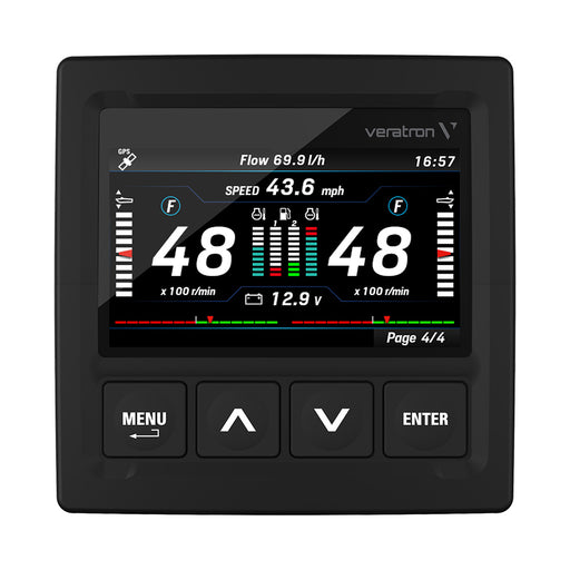 Veratron OceanLink 43 NMEA 2000 Certified TFT Gateway  Black A2C1352150001