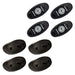 RIGID Industries ASeries Rock Light Kit  4 Cool White Lights  Black 400203