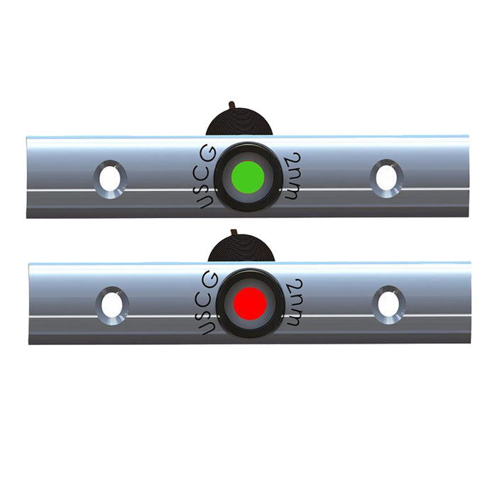 TACO Rub Rail Mounted LED Navigation Light Set  4 wDeutsch Plug Port  Starboard F386810B1