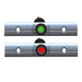 TACO Rub Rail Mounted LED Navigation Light Set  4 wDeutsch Plug Port  Starboard F386810B1