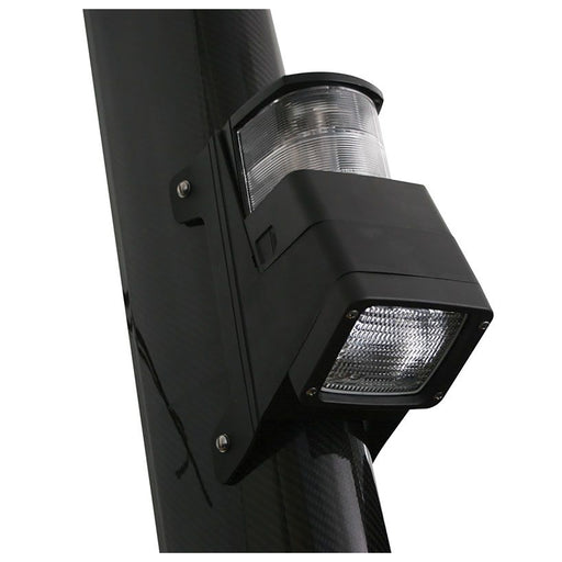 Hella Marine Halogen 8504 Series MastheadFloodlight Lamp  Black 998504001