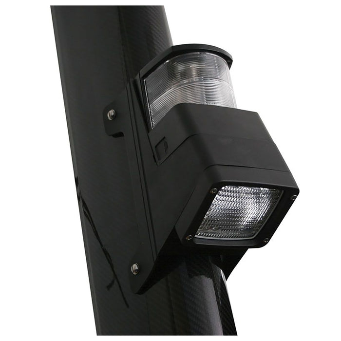 Hella Marine Halogen 8504 Series MastheadFloodlight Lamp  Black 998504001