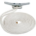 SeaDog Double Braided Nylon Dock Line  38 x 10  White 302110010WH1