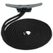 SeaDog Double Braided Nylon Dock Line  58 x 20  Black 302116020BK1