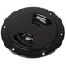 SeaDog QuarterTurn Smooth Deck Plate wInternal Collar  Black  4 3363451