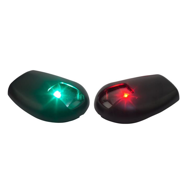 SeaDog Black Side Mount LED Navigation Lights  1 NM  Port  Starboard 4000781