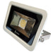 Lunasea 10W Slimline LED Floodlight 120VAC Only Cool White 1200 Lumens 3 Cord  White Housing LLB366N3110