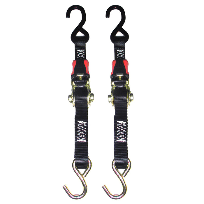 Rod Saver Rubber Ratchet TieDown  1 x 4  Pair RTD4