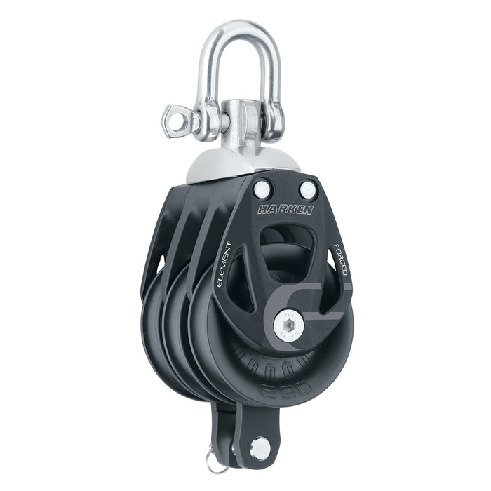 Harken 60mm Triple Aluminum Element Block wSwivel  Becket 6273