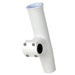 CE Smith Adjustable Mid Mount Rod Holder  78 or 1 OD  White Powder Coat Aluminum wSleeve  Hex Key 53773
