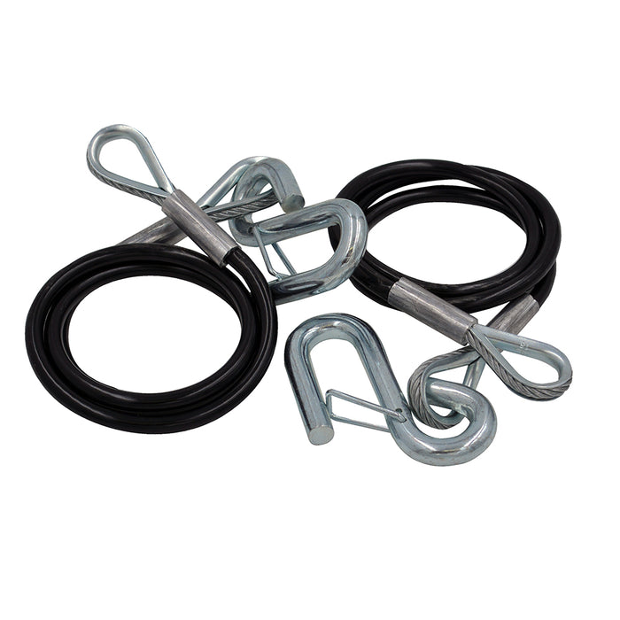 CE Smith Safety Cables  3500lb Capacity  PVC Coated  Pair 16662A
