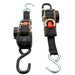 Camco Retractable TieDown Straps  1 Width 6 Dual Hooks 50033