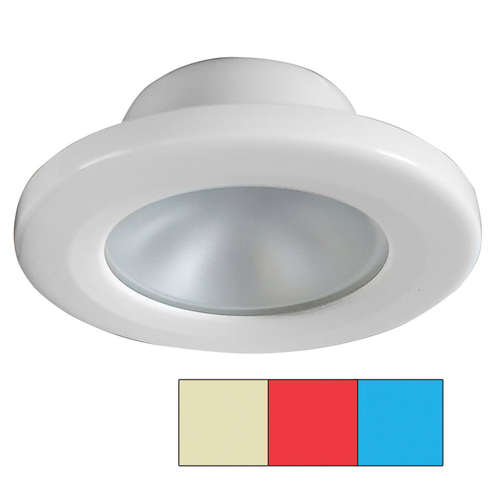 i2Systems Apeiron A3120 Screw Mount Light  Red Warm White  Blue  White Finish A3120Z31HCE