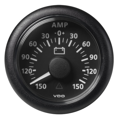 Veratron 52MM 2116 ViewLine Battery Status Gauge 150150AMP  Black Dial  Bezel A2C59512329