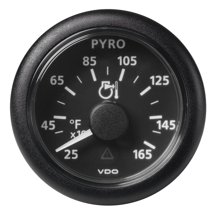 Veratron 52 MM 2116 ViewLine Pyrometer  250 to 1650F  Black Dial  Bezel A2C59512334