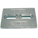 Tecnoseal Mini Aluminum Plate Anode 6 x 4 x 12 TECDIVERSSAL