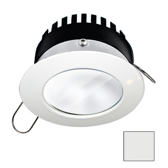 i2Systems Apeiron PRO A506  6W Spring Mount Light  Round  Cool White  White Finish A50631AAG
