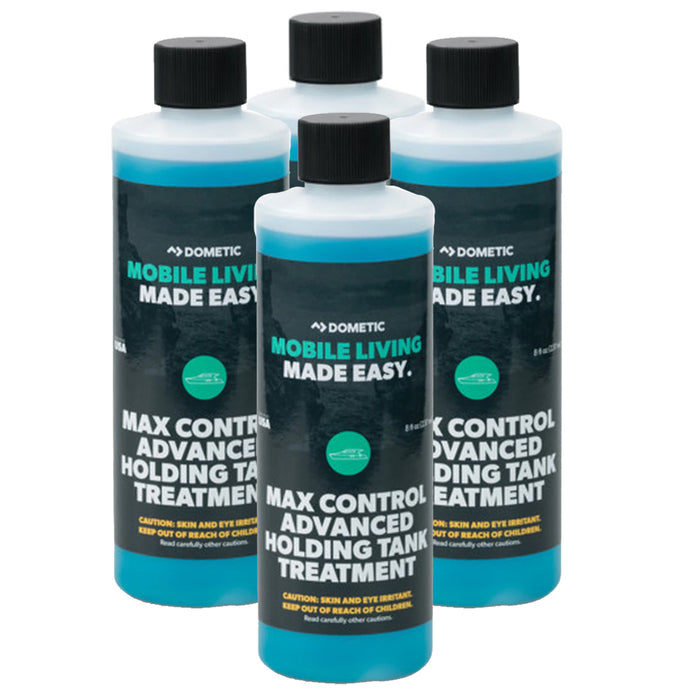 Dometic Max Control Holding Tank Deodorant  Four 4 Pack of 8oz Bottles  379700029