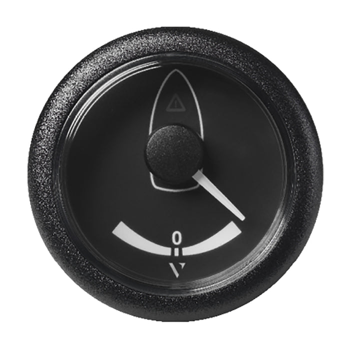 Veratron 52MM 2116 ViewLine Rudder Angle Gauge 40 STBPort  Black Dial  Bezel A2C59514154