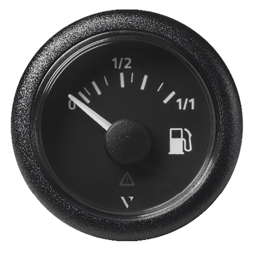 Veratron 52MM 2116 ViewLine Fuel Level Gauge 011  3 to 180 OHM  Black Dial  Round Bezel A2C59514082